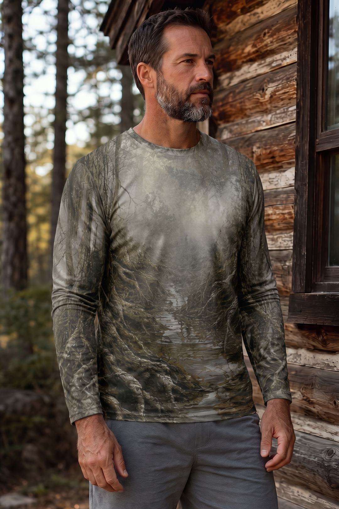 Performance Hunting Long Sleeve - Timber Bottom Whitetail - TBT303 image 3