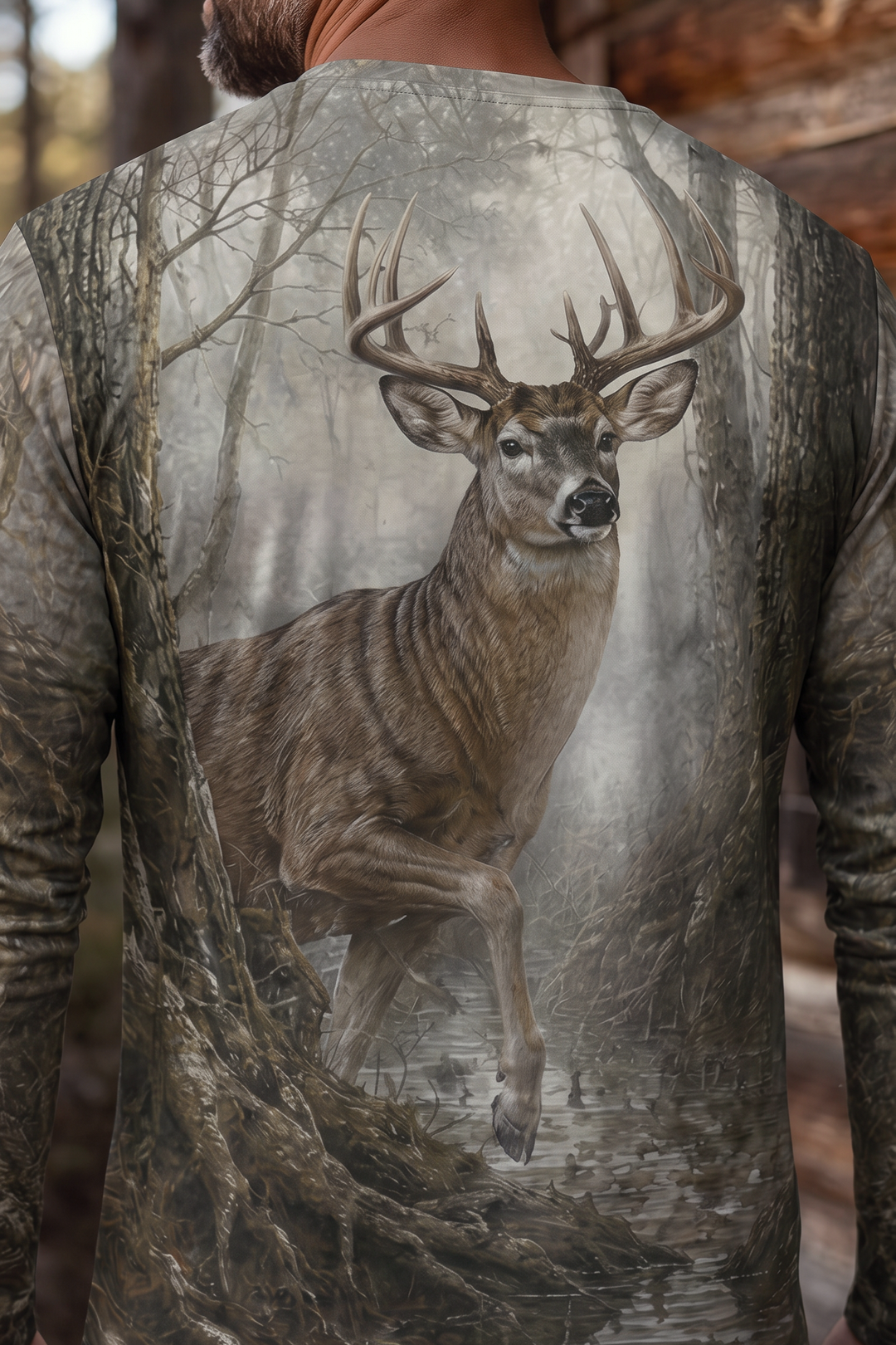 Performance Hunting Long Sleeve - Timber Bottom Whitetail - TBT303 image 4