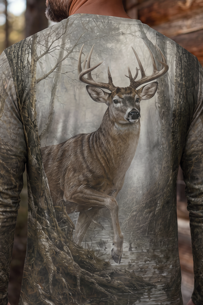 Performance Hunting Long Sleeve - Timber Bottom Whitetail - TBT303 image 4