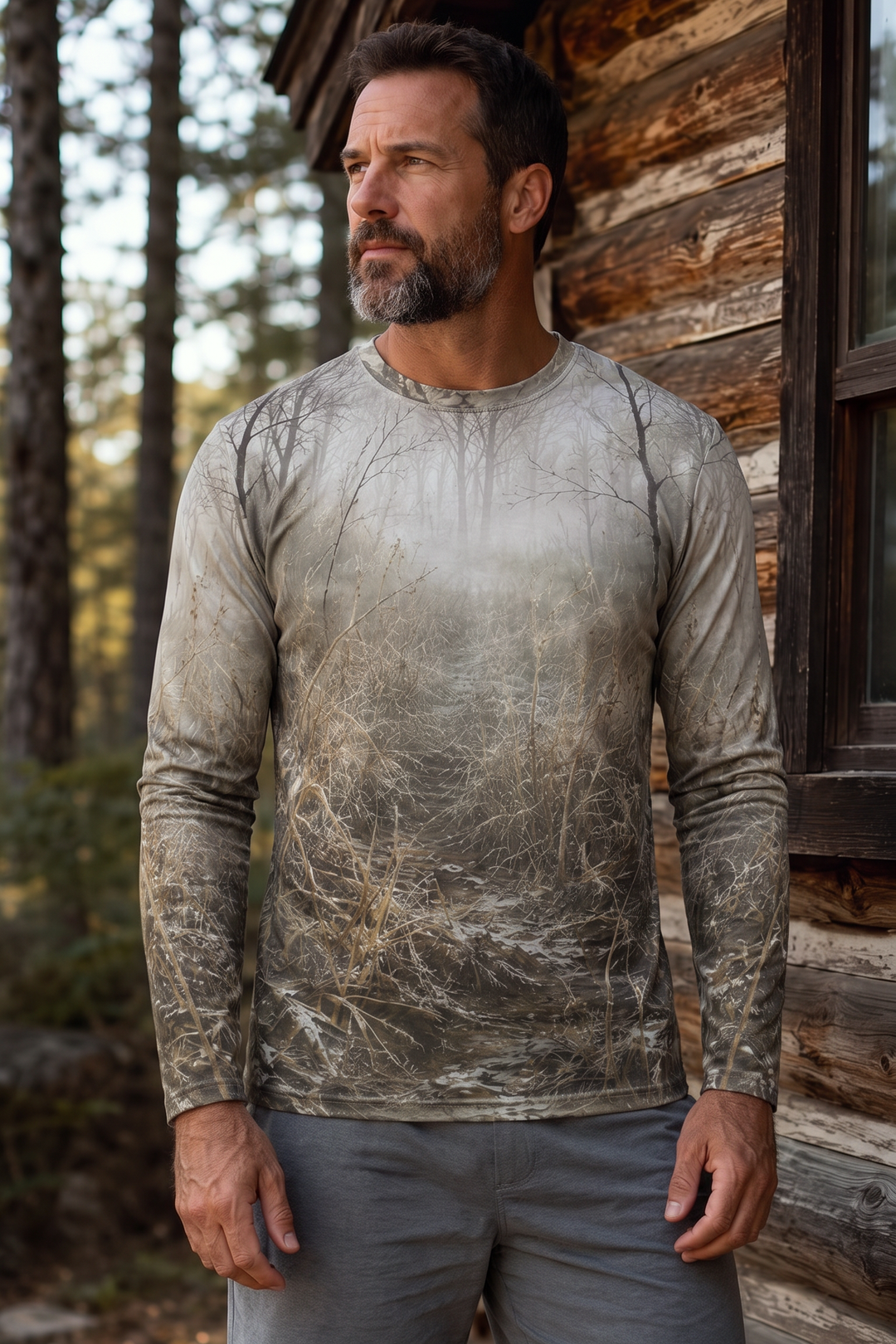 Performance Hunting Long Sleeve - Frost Meadow Whitetail - TBT304 image 3