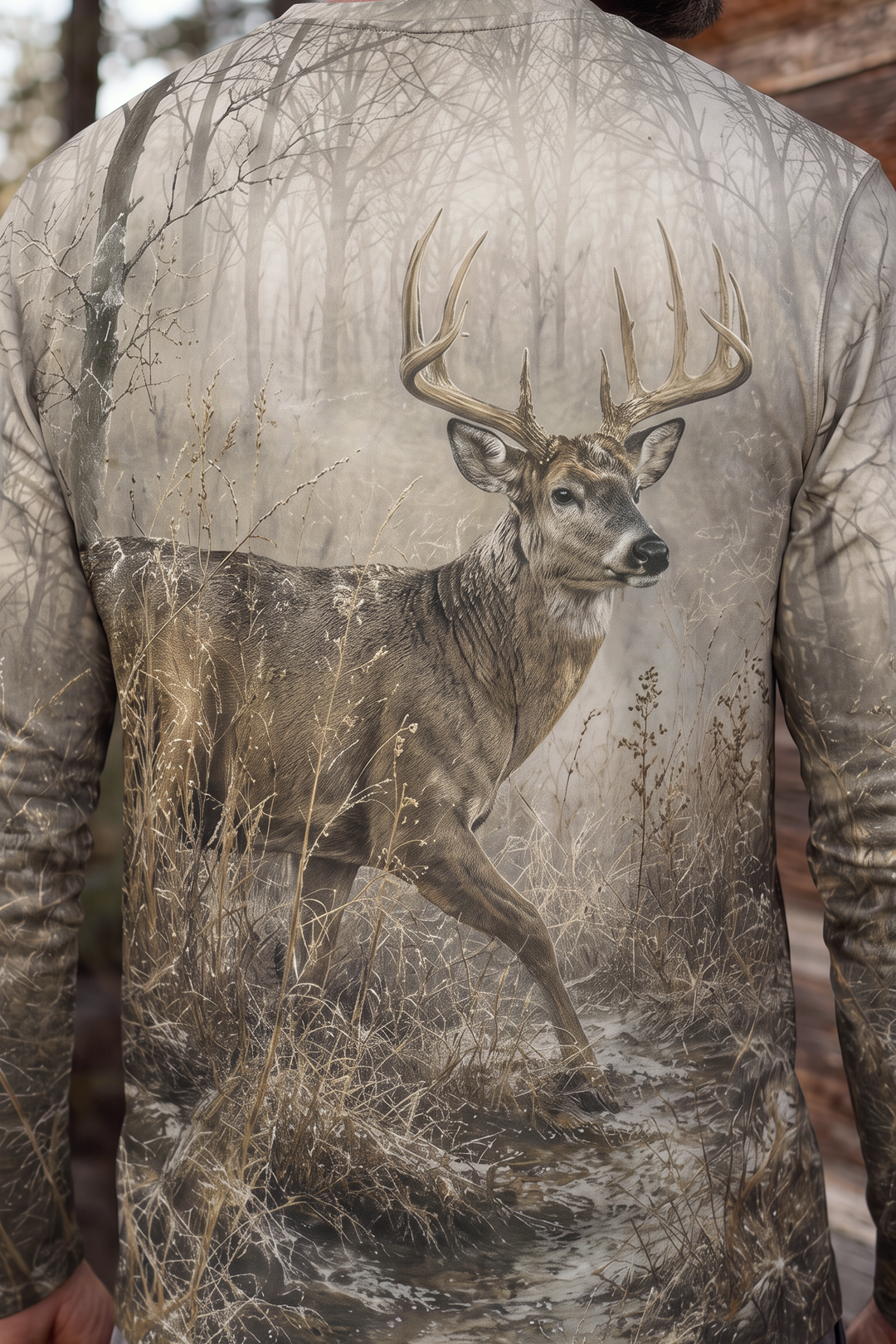 Performance Hunting Long Sleeve - Frost Meadow Whitetail - TBT304 image 4