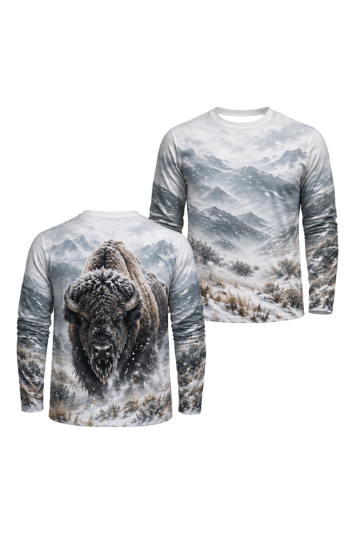 Performance Outdoor Long Sleeve - Frozen Ridge Bison - ULS361V image 1