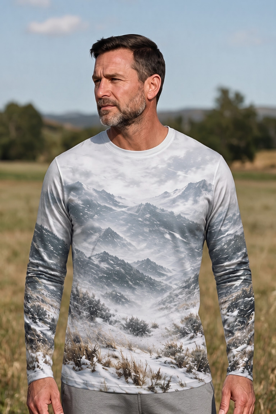 Performance Outdoor Long Sleeve - Frozen Ridge Bison - ULS361V image 3