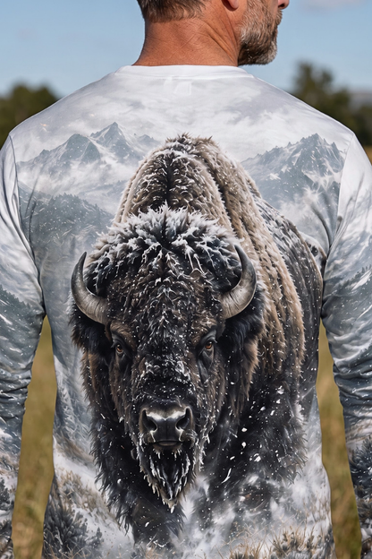 Performance Outdoor Long Sleeve - Frozen Ridge Bison - ULS361V image 4
