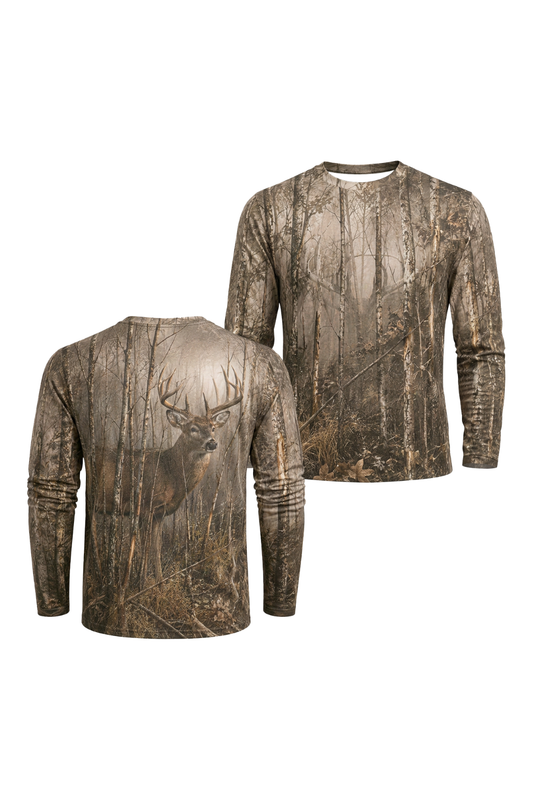 Performance Hunting Long Sleeve - Birch Forest Whitetail - TBT305 image 1
