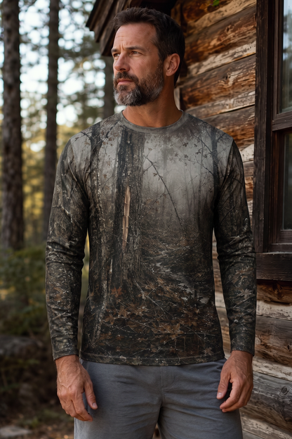 Performance Hunting Long Sleeve - Dark Oak Whitetail - TBT307 image 3