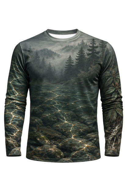 Performance Fishing Long Sleeve - Whitetail Angler, Misty Creek Brook Trout - ULS364V image 6