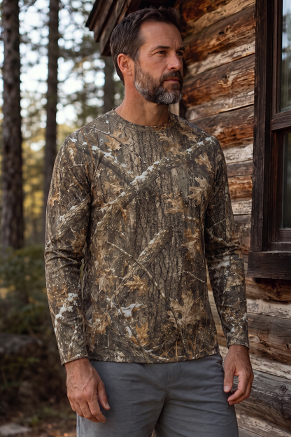 Performance Hunting Long Sleeve - Golden Sunrise Whitetail - TBT308 image 3