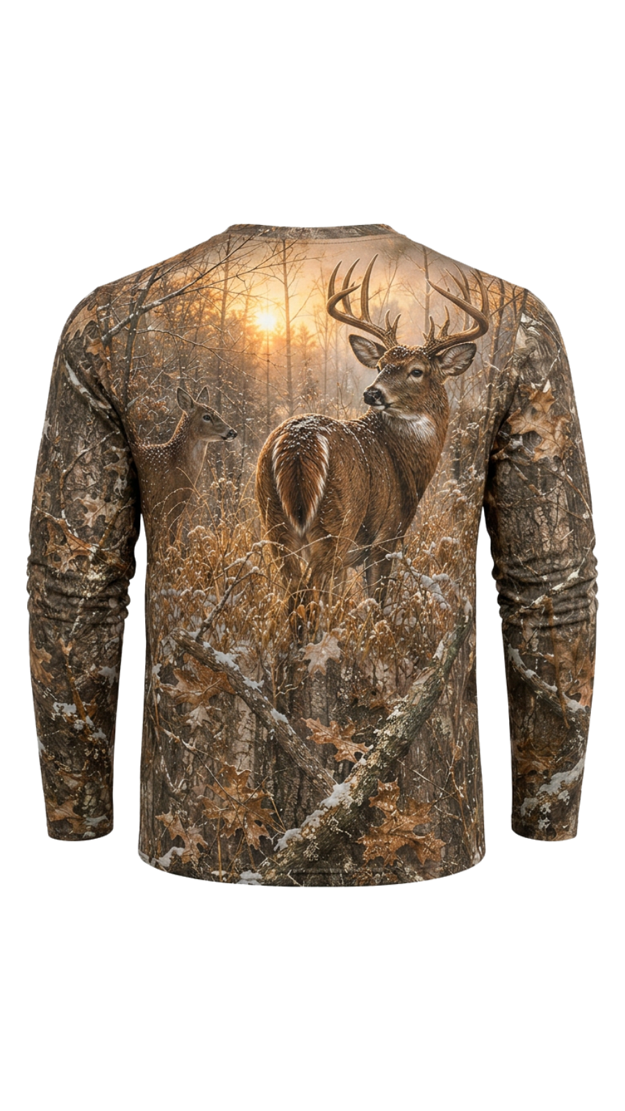 Performance Hunting Long Sleeve - Golden Sunrise Whitetail - TBT308 image 5