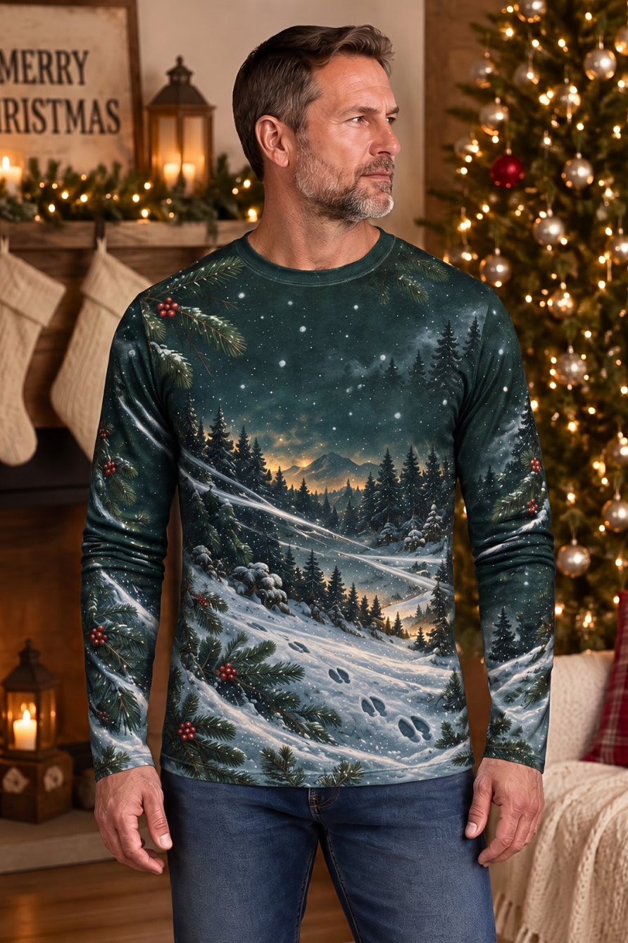 Performance Outdoor Long Sleeve - Santa’s Whitetail Surprise - ULS365V image 3
