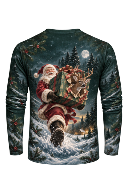 Performance Outdoor Long Sleeve - Santa’s Whitetail Surprise - ULS365V image 5