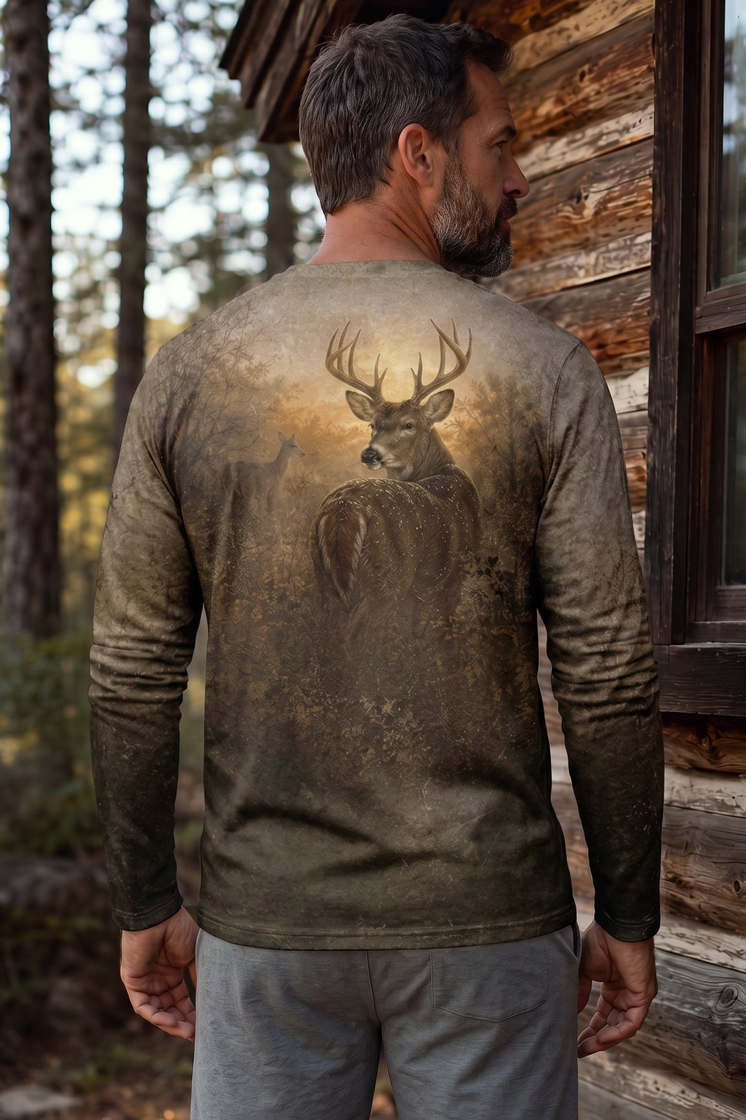 Performance Hunting Long Sleeve - Misty Ridge Whitetail - TBT309 image 2