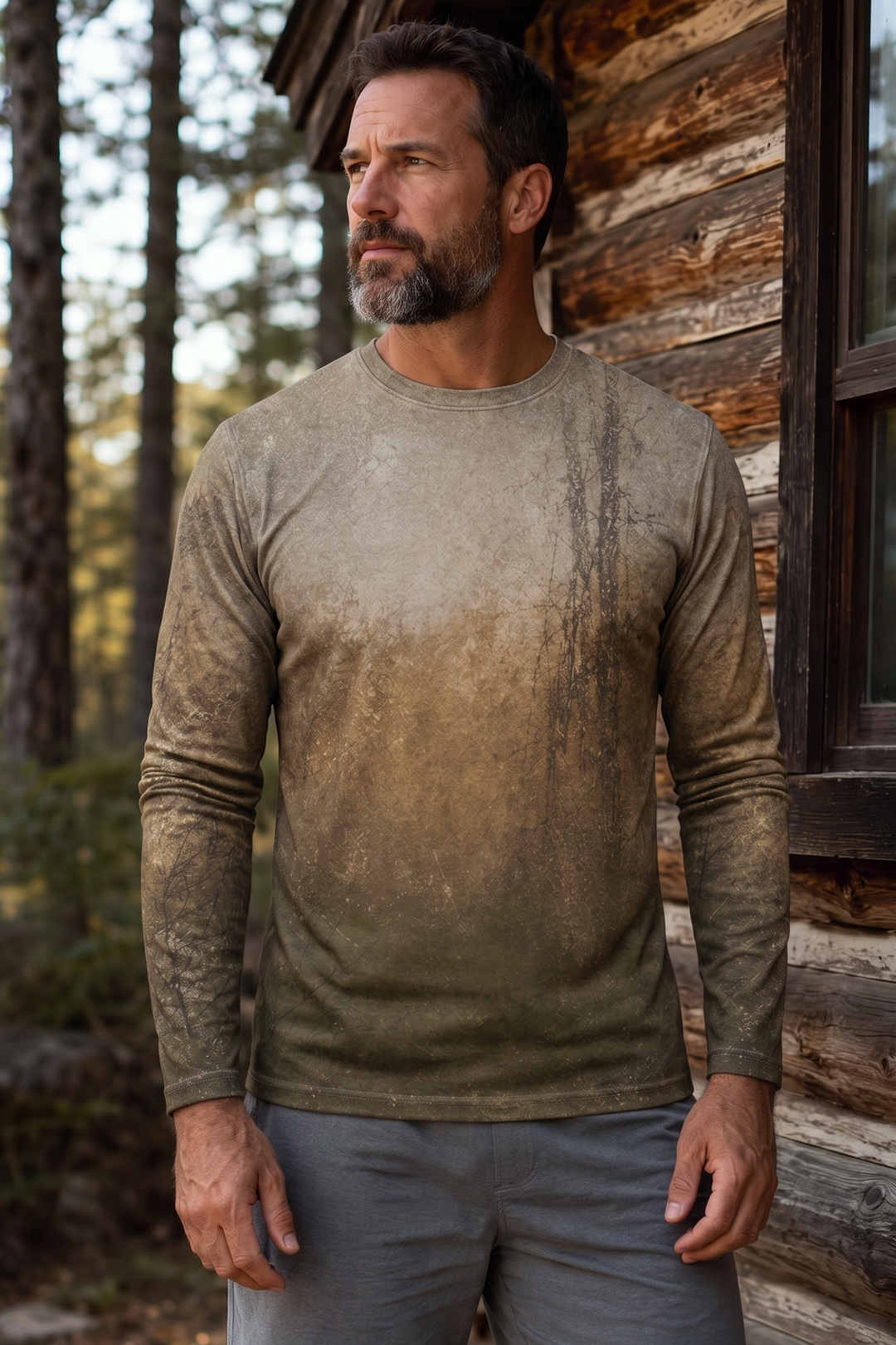 Performance Hunting Long Sleeve - Misty Ridge Whitetail - TBT309 image 3