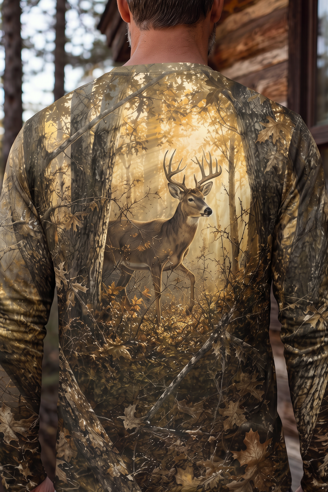 Performance Hunting Long Sleeve - Autumn Amber Whitetail - TBT311 image 4