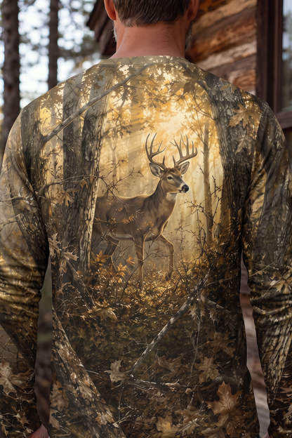 Performance Hunting Long Sleeve - Autumn Amber Whitetail - TBT311 image 4
