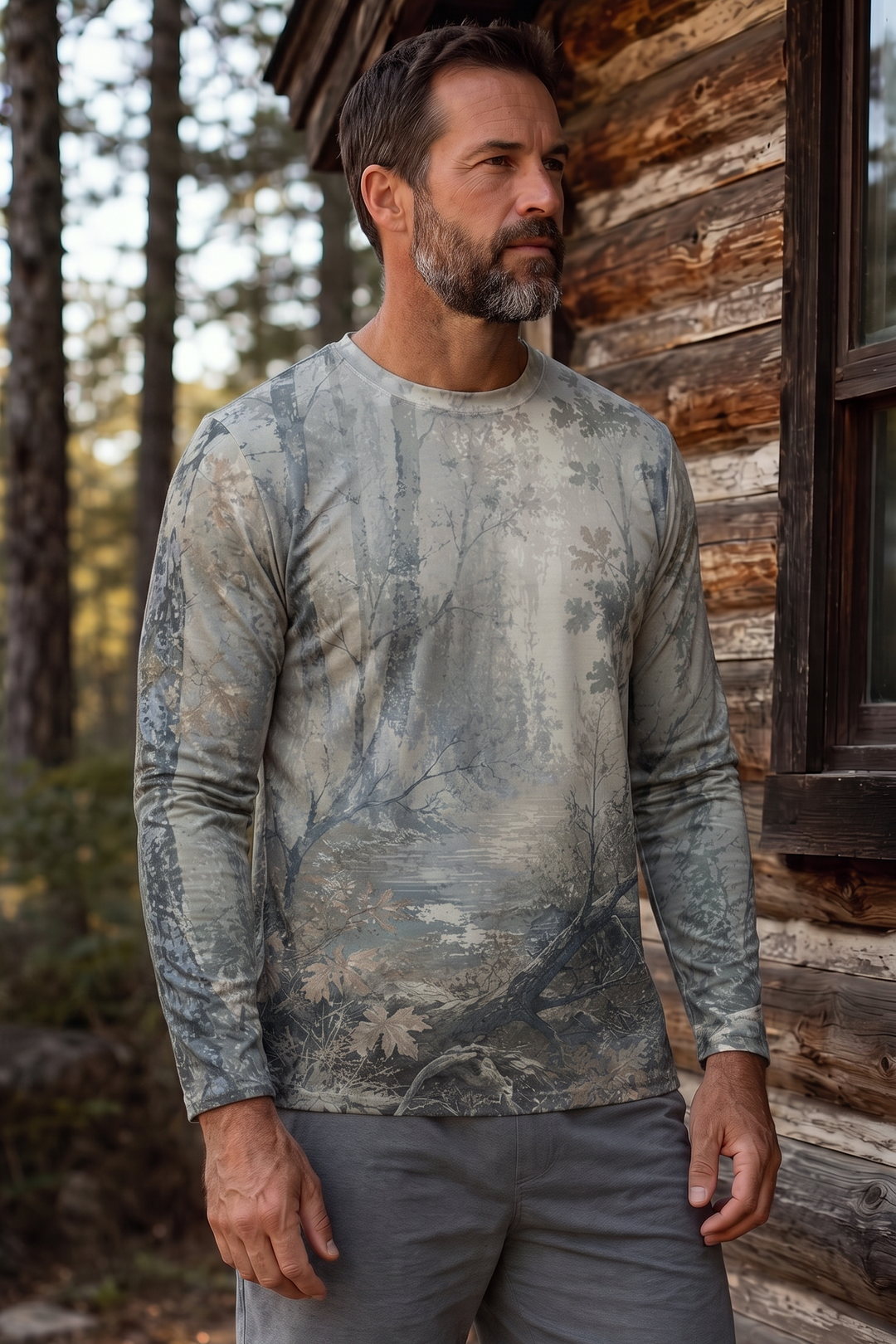 Performance Hunting Long Sleeve - Misty Creek Whitetail - TBT312 image 3