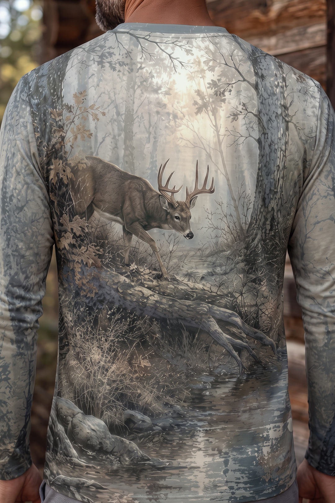 Performance Hunting Long Sleeve - Misty Creek Whitetail - TBT312 image 4