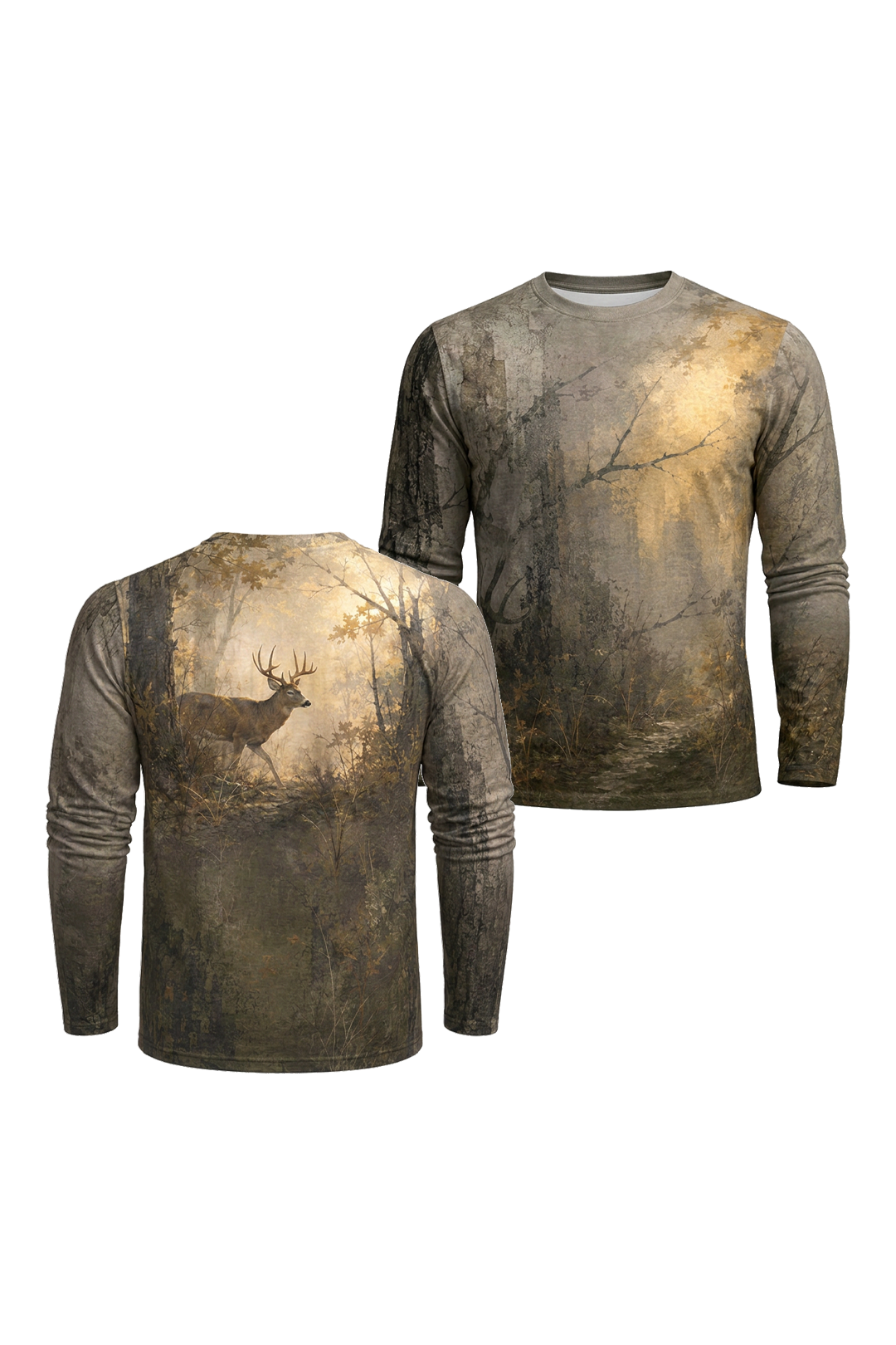 Performance Hunting Long Sleeve - Golden Deer Dawn Stalker - TBT313 image 1
