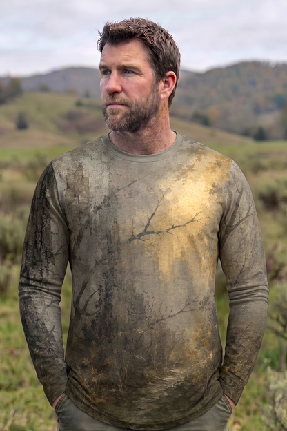 Performance Hunting Long Sleeve - Golden Deer Dawn Stalker - TBT313 image 3