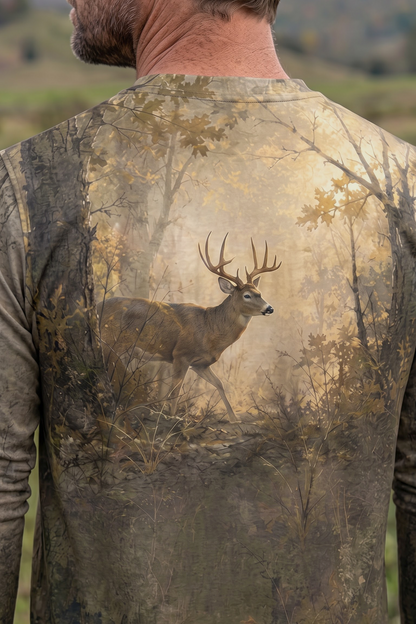 Performance Hunting Long Sleeve - Golden Deer Dawn Stalker - TBT313 image 4