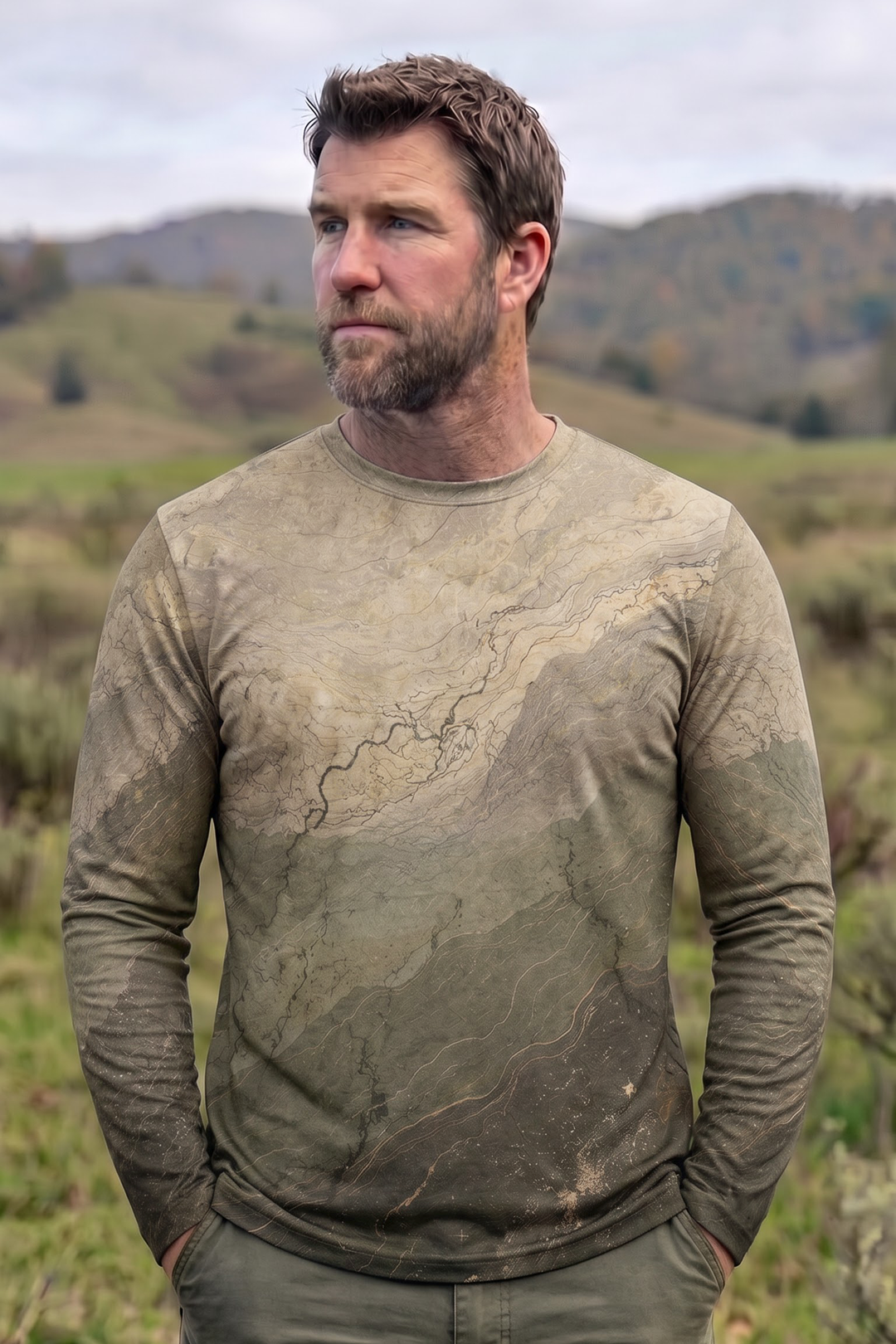 Performance Hunting Long Sleeve - Mountain Elk Summit - TBT316 image 3