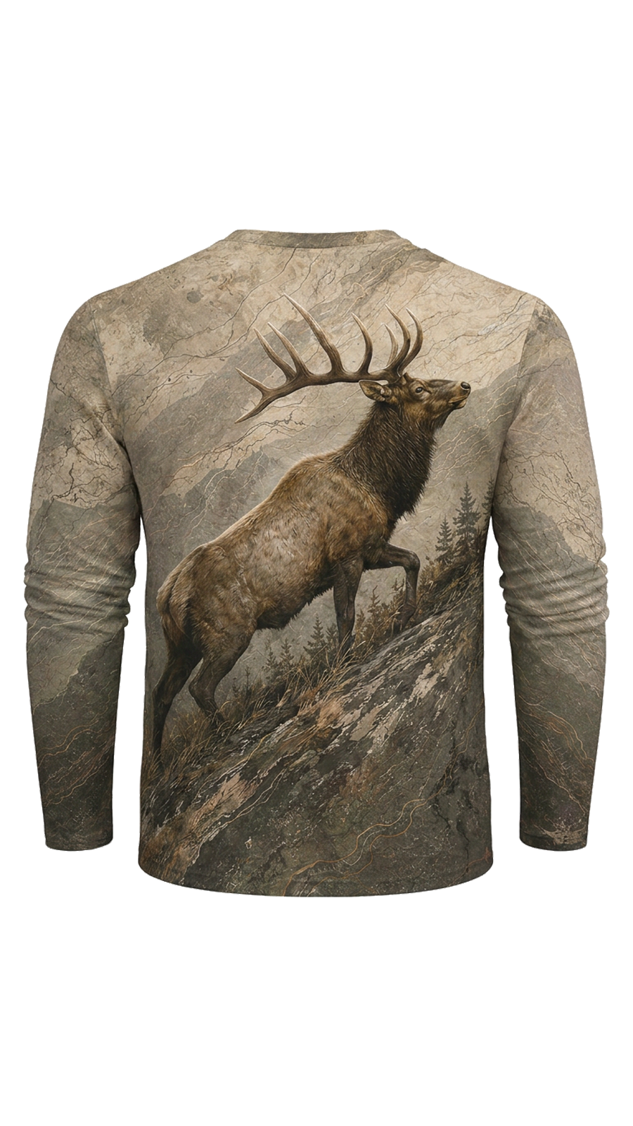 Performance Hunting Long Sleeve - Mountain Elk Summit - TBT316 image 5