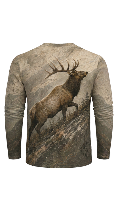 Performance Hunting Long Sleeve - Mountain Elk Summit - TBT316 image 5
