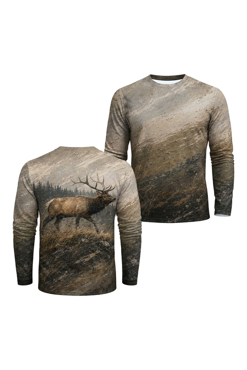 Performance Hunting Long Sleeve - Mountain Elk Summit - TBT318 image 1