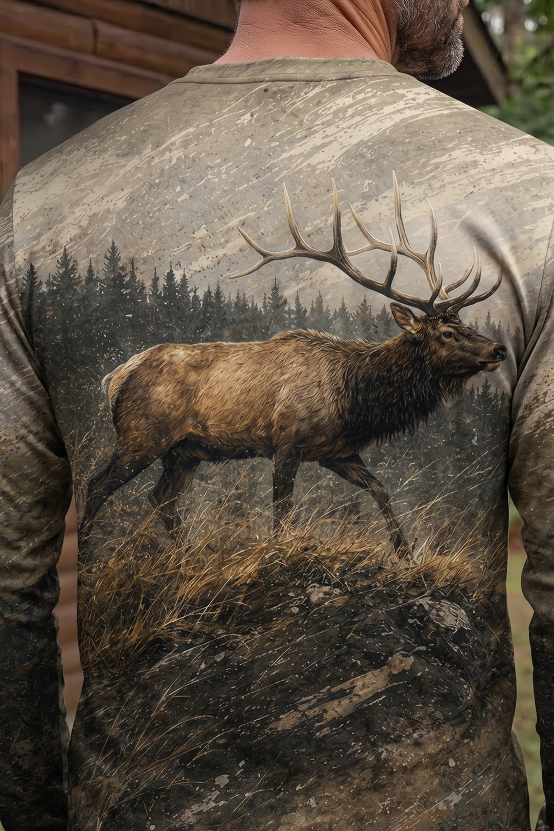 Performance Hunting Long Sleeve - Mountain Elk Summit - TBT318 image 4