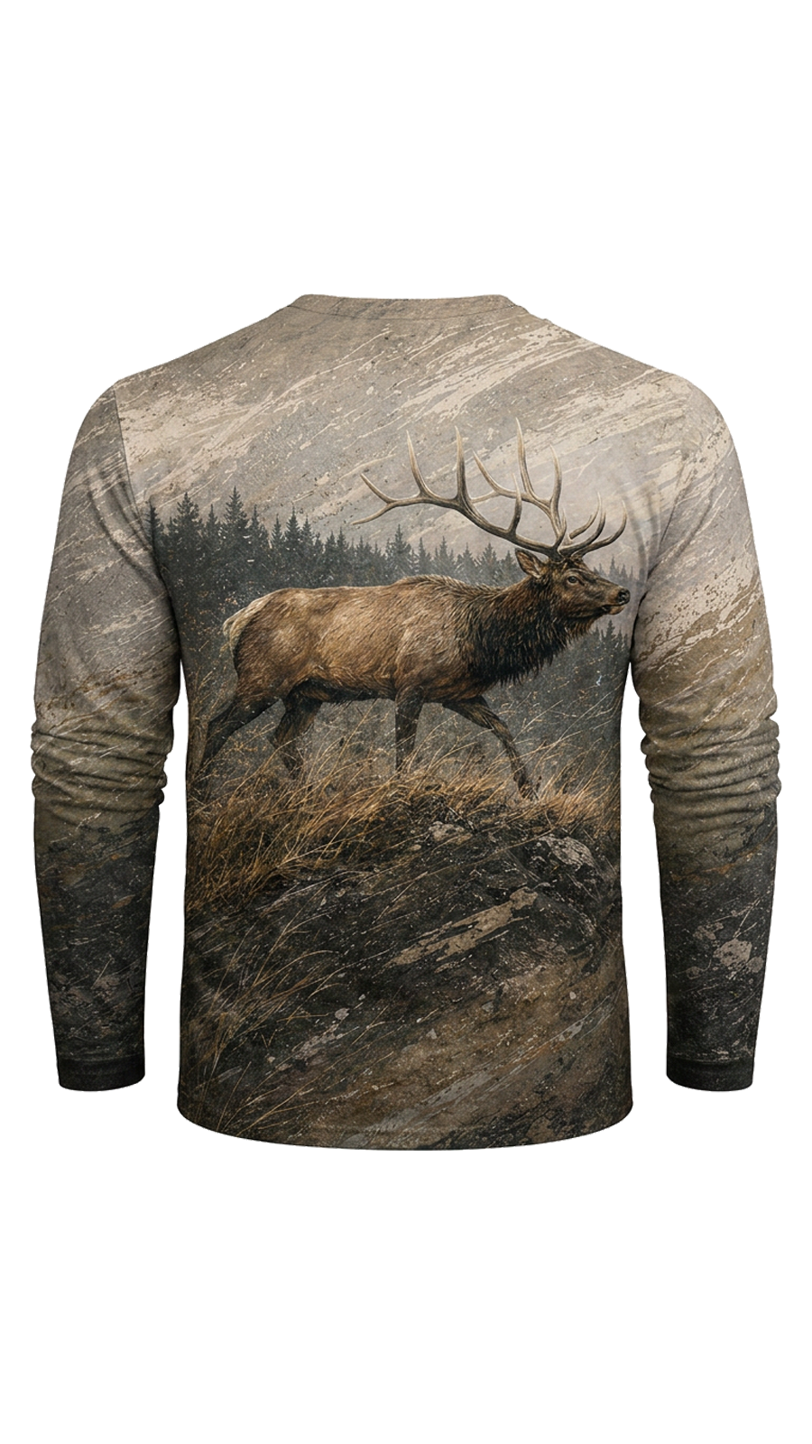 Performance Hunting Long Sleeve - Mountain Elk Summit - TBT318 image 5