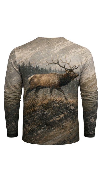 Performance Hunting Long Sleeve - Mountain Elk Summit - TBT318 image 5