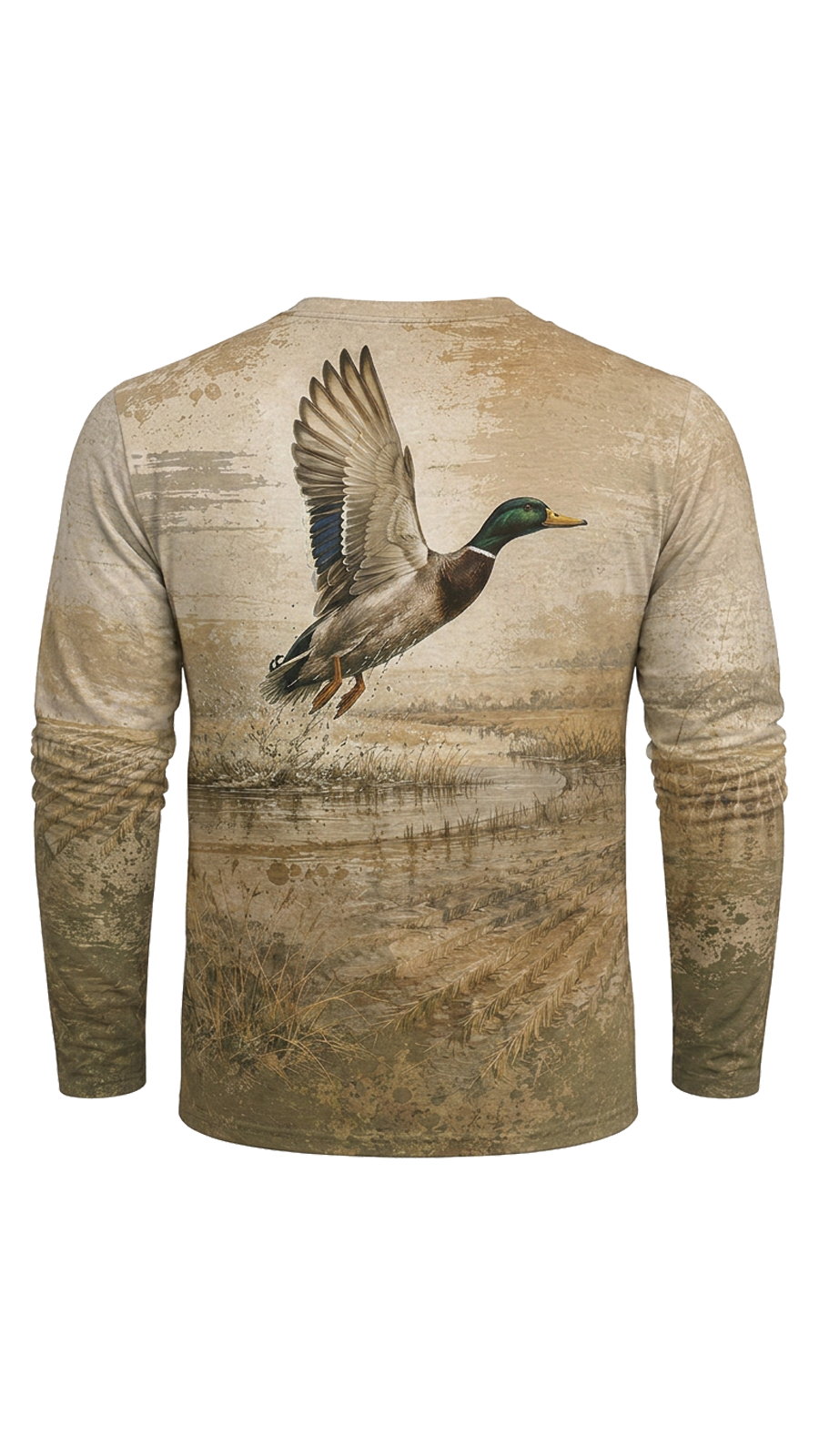 Performance Hunting Long Sleeve - Marsh Mallard Takeoff - TBT319 image 5