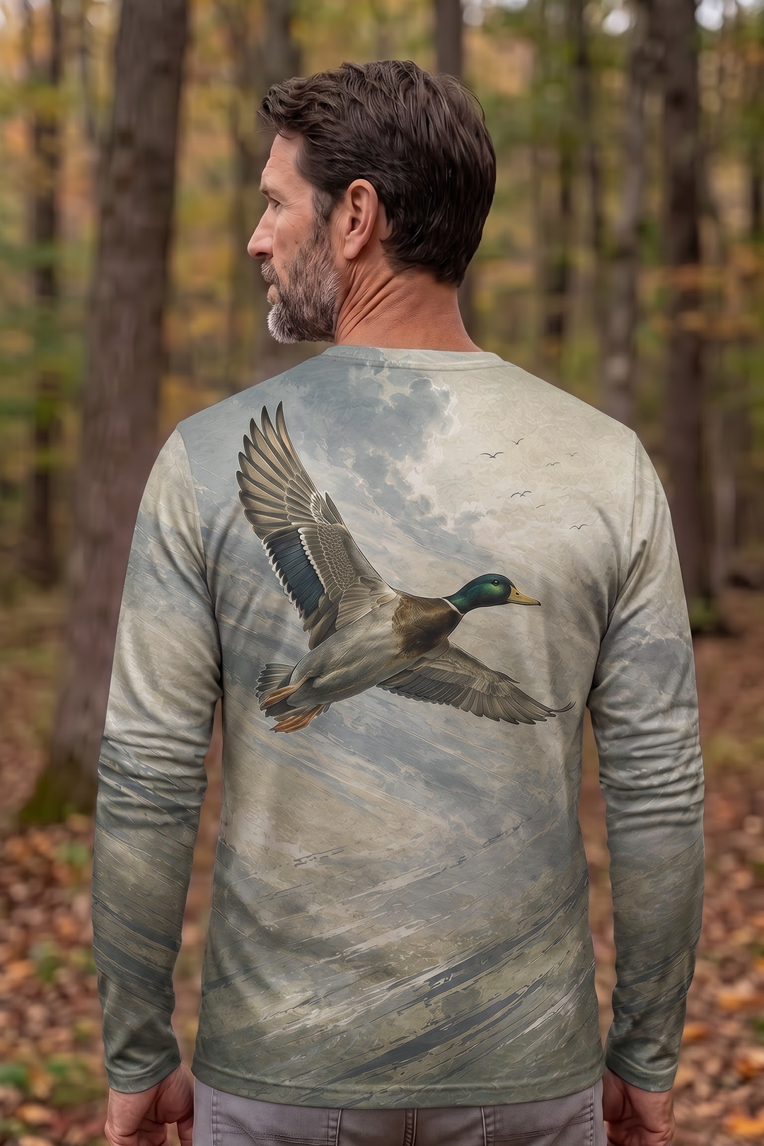 Performance Hunting Long Sleeve - Storm Sky Mallard Soar - TBT321 image 2