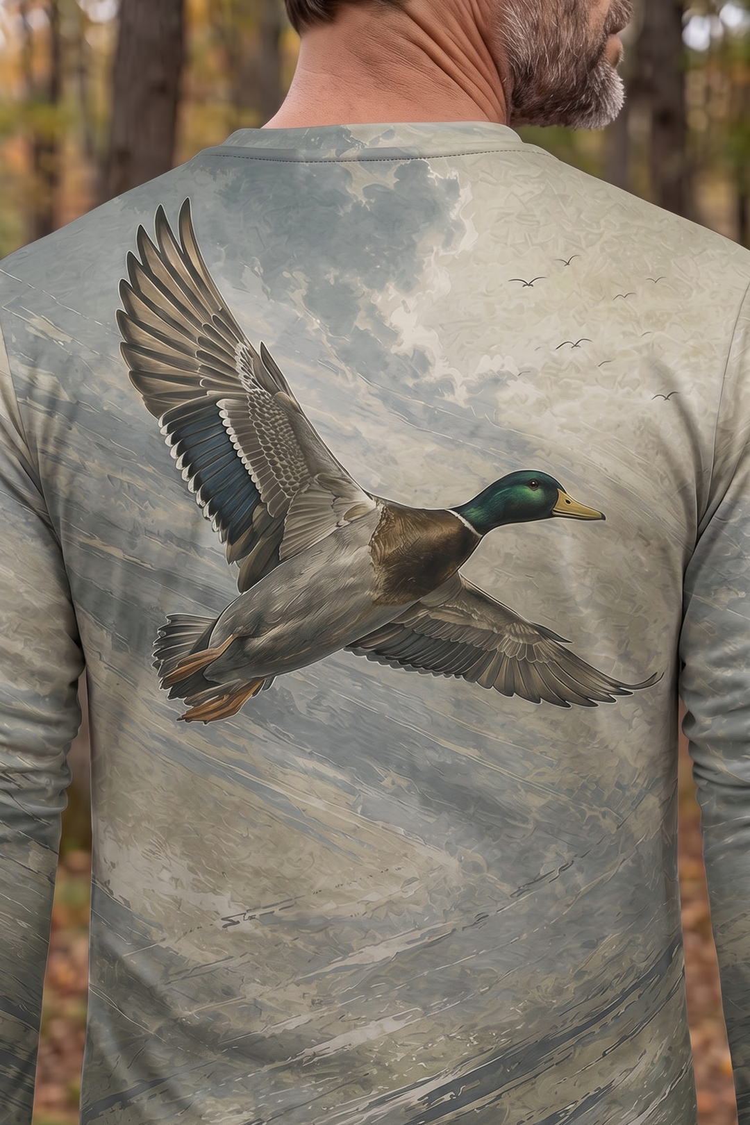 Performance Hunting Long Sleeve - Storm Sky Mallard Soar - TBT321 image 4