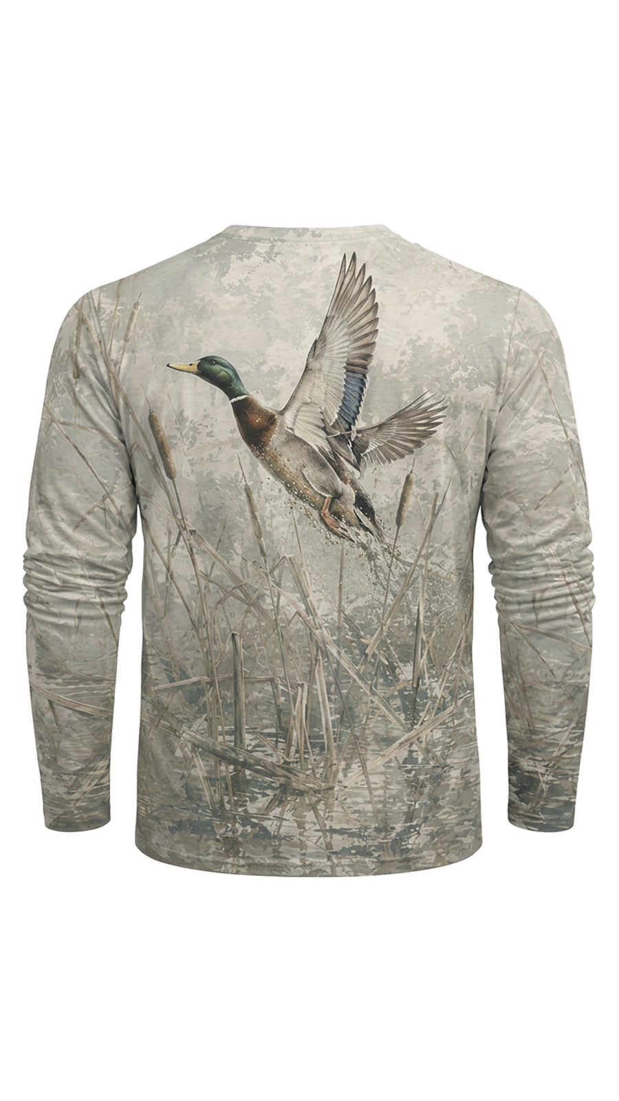Performance Hunting Long Sleeve - Cattail Marsh Mallard Ascent - TBT322 image 5