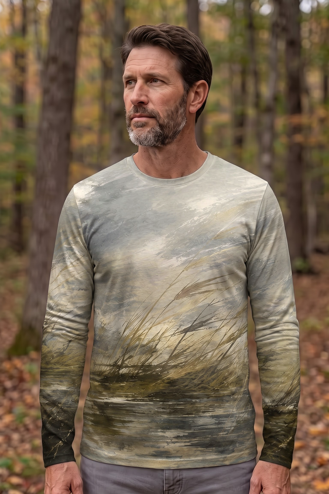 Performance Hunting Long Sleeve - Misty Marsh Mallard Pair - TBT323 image 3
