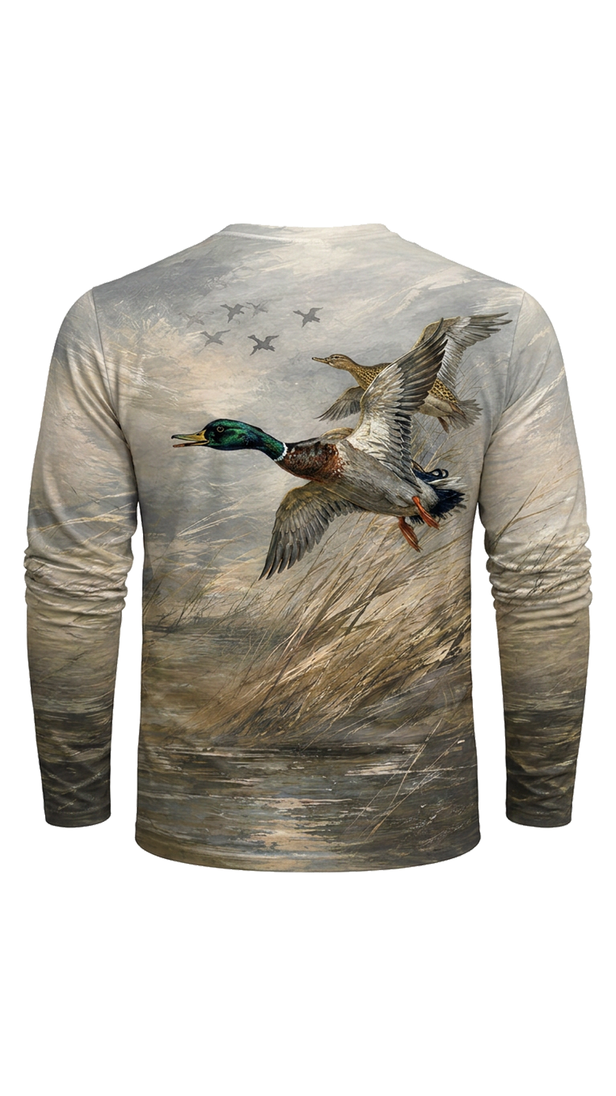 Performance Hunting Long Sleeve - Misty Marsh Mallard Pair - TBT323 image 5