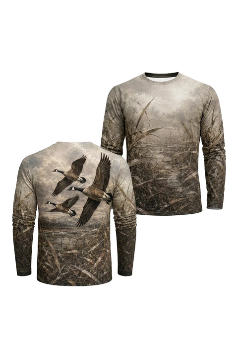 Performance Hunting Long Sleeve - Marshland Goose Horizon - TBT327