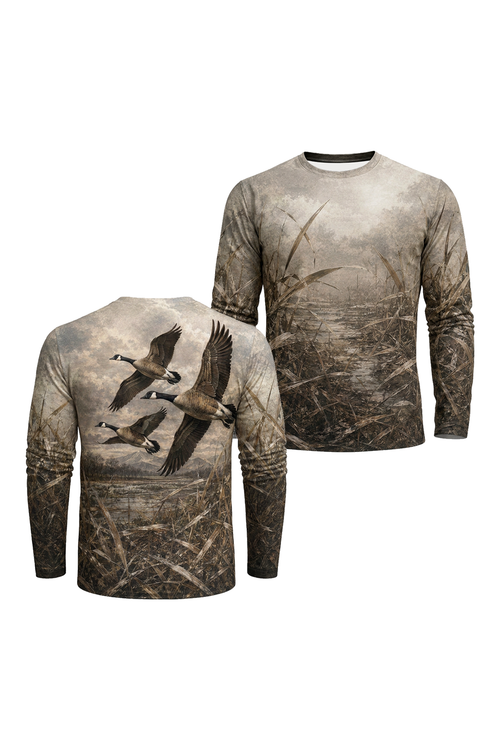 Performance Hunting Long Sleeve - Marshland Goose Horizon - TBT327 image 1