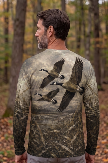 Performance Hunting Long Sleeve - Marshland Goose Horizon - TBT327 image 2