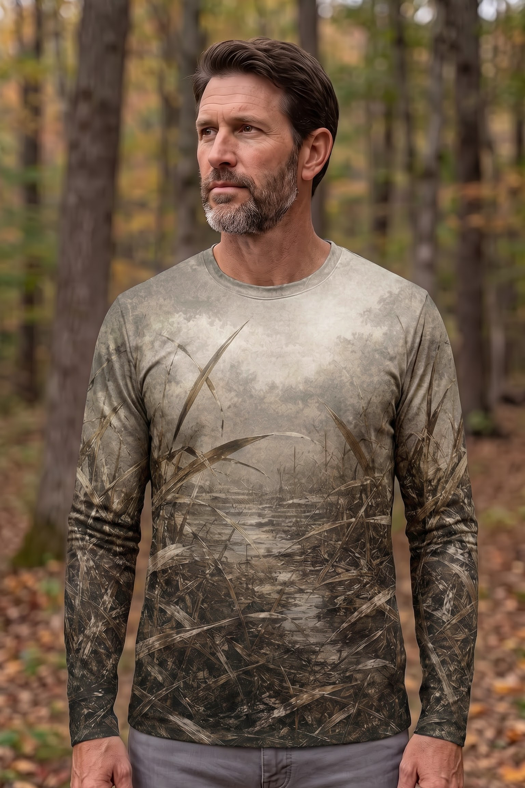Performance Hunting Long Sleeve - Marshland Goose Horizon - TBT327 image 3
