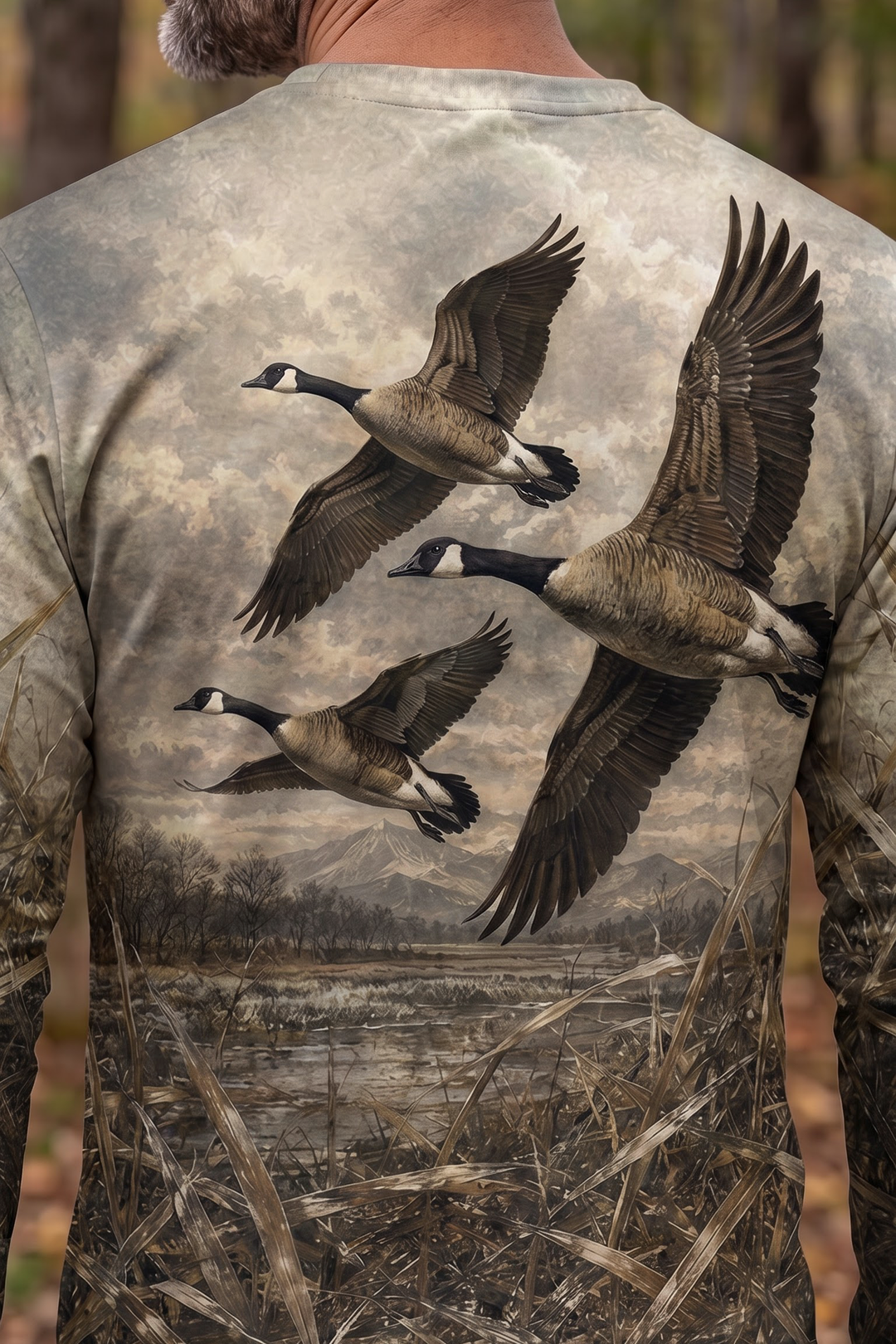 Performance Hunting Long Sleeve - Marshland Goose Horizon - TBT327 image 4
