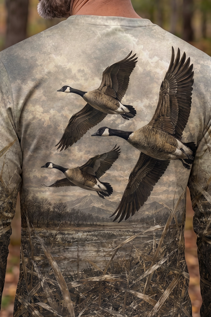 Performance Hunting Long Sleeve - Marshland Goose Horizon - TBT327 image 4