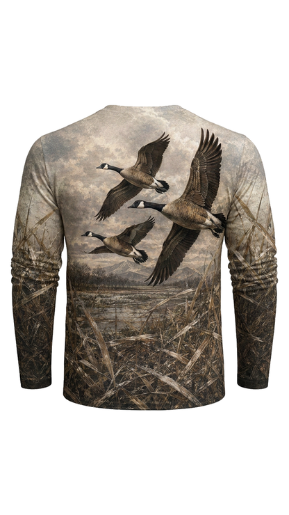 Performance Hunting Long Sleeve - Marshland Goose Horizon - TBT327 image 5