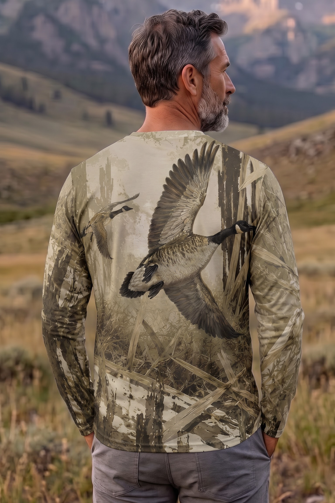 Performance Hunting Long Sleeve - Timber Marsh Goose Ascent - TBT328 image 2
