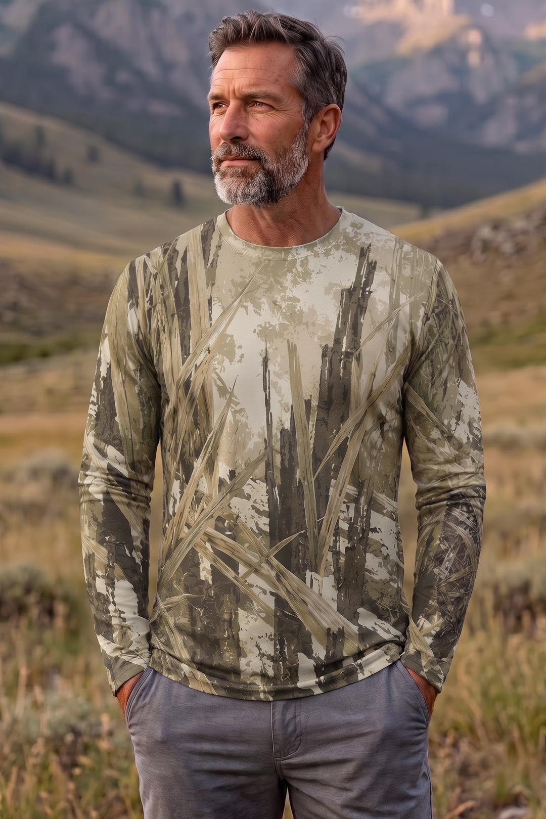 Performance Hunting Long Sleeve - Timber Marsh Goose Ascent - TBT328 image 3