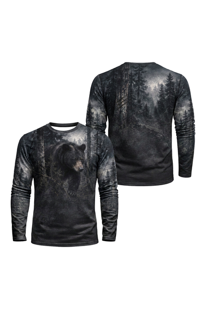 Performance Hunting Long Sleeve - Dark Timber Black Bear Stalker - TBT331 image 1