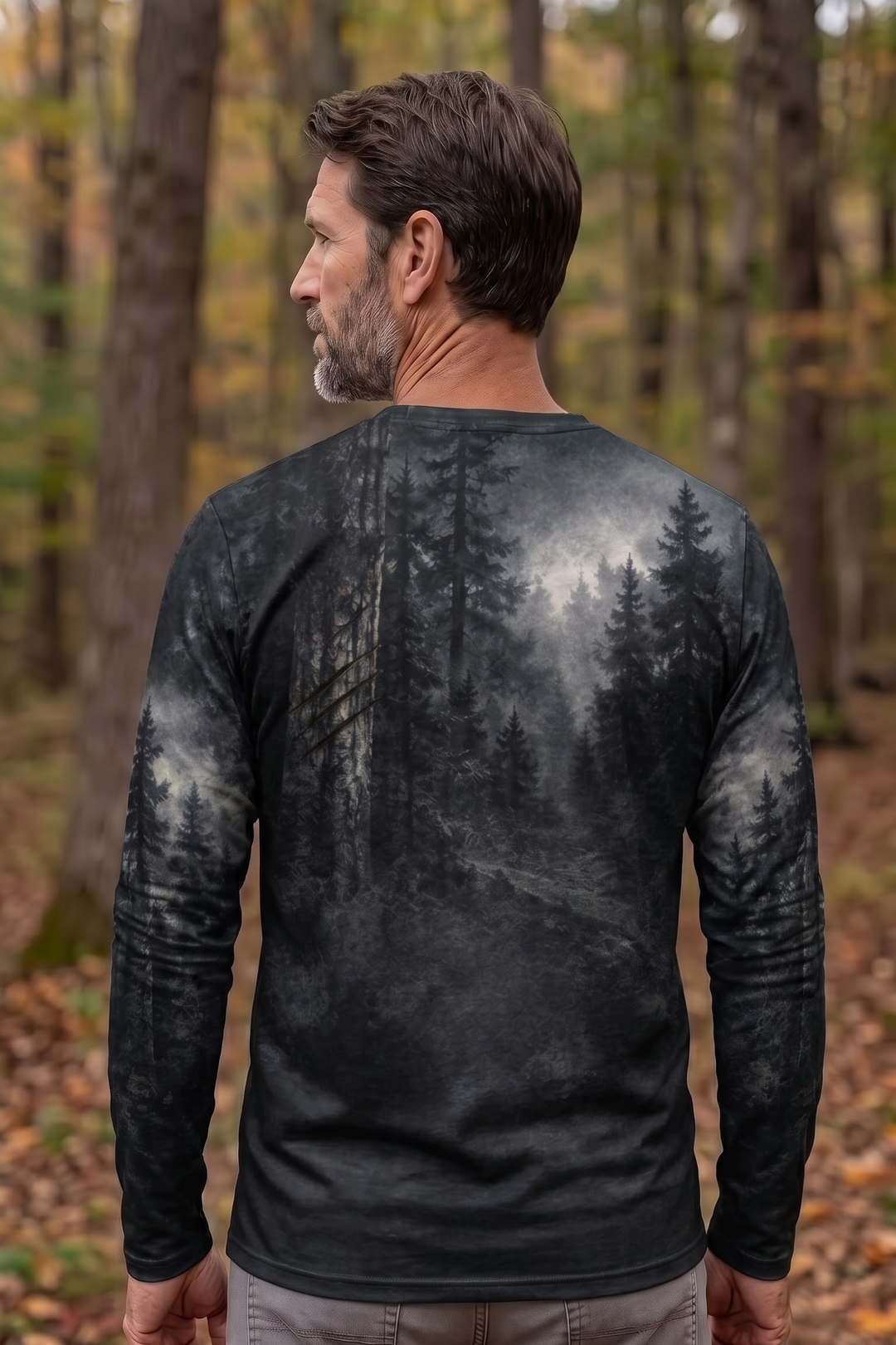 Performance Hunting Long Sleeve - Dark Timber Black Bear Stalker - TBT331 image 3