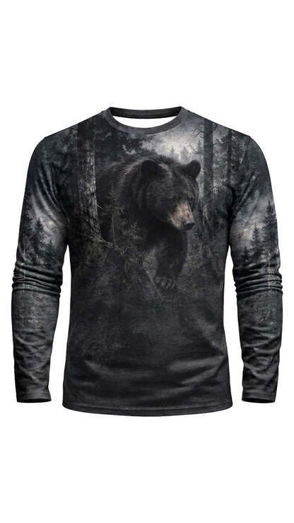 Performance Hunting Long Sleeve - Dark Timber Black Bear Stalker - TBT331 image 5