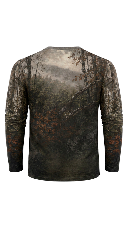 Performance Hunting Long Sleeve - Autumn Forest Black Bear Watch - TBT332 image 6